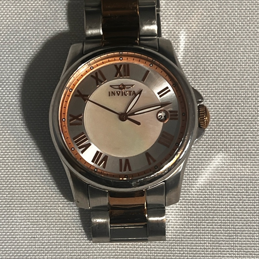 Invicta Two-Tone Silver and Gold Women's Watch